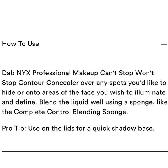 NYX can’t stop won’t stop contour concealer 🌺 matte finish 🌺 medium olive - Picture 4 of 5